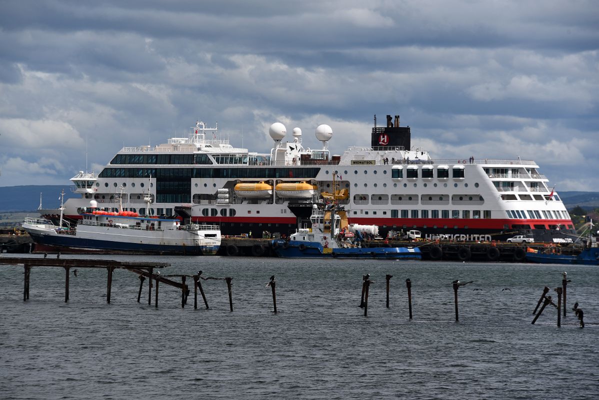 08B Cruise Ship Docked At Punta Arenas Chile